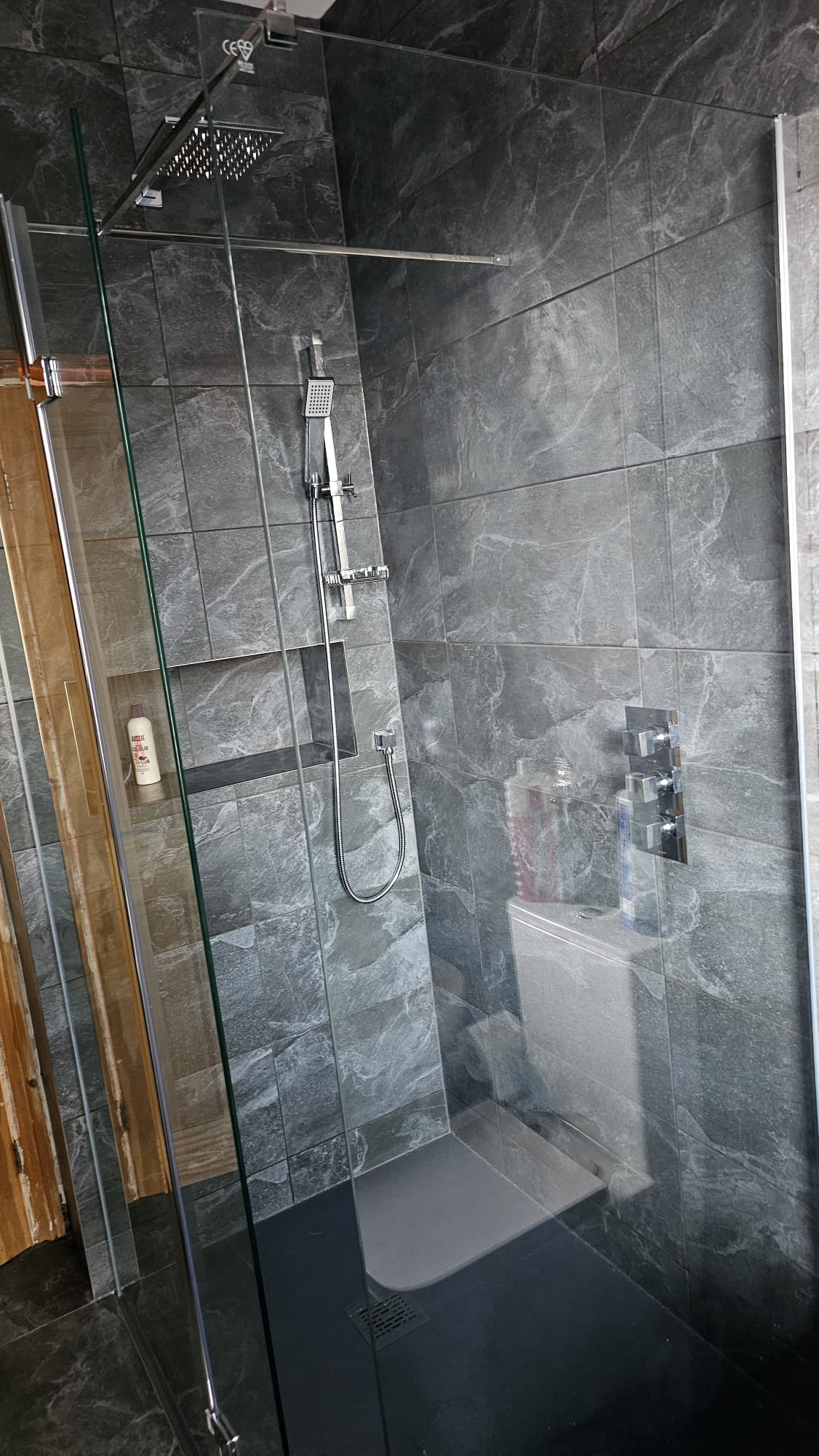 Frameless Glass Shower Enclosure