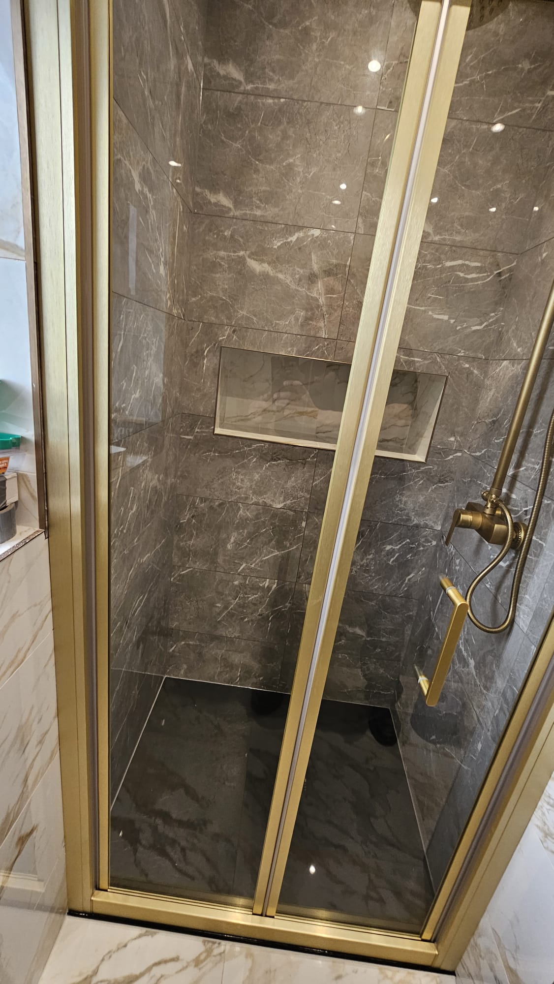 Designer Brassware & Shower Enclosure