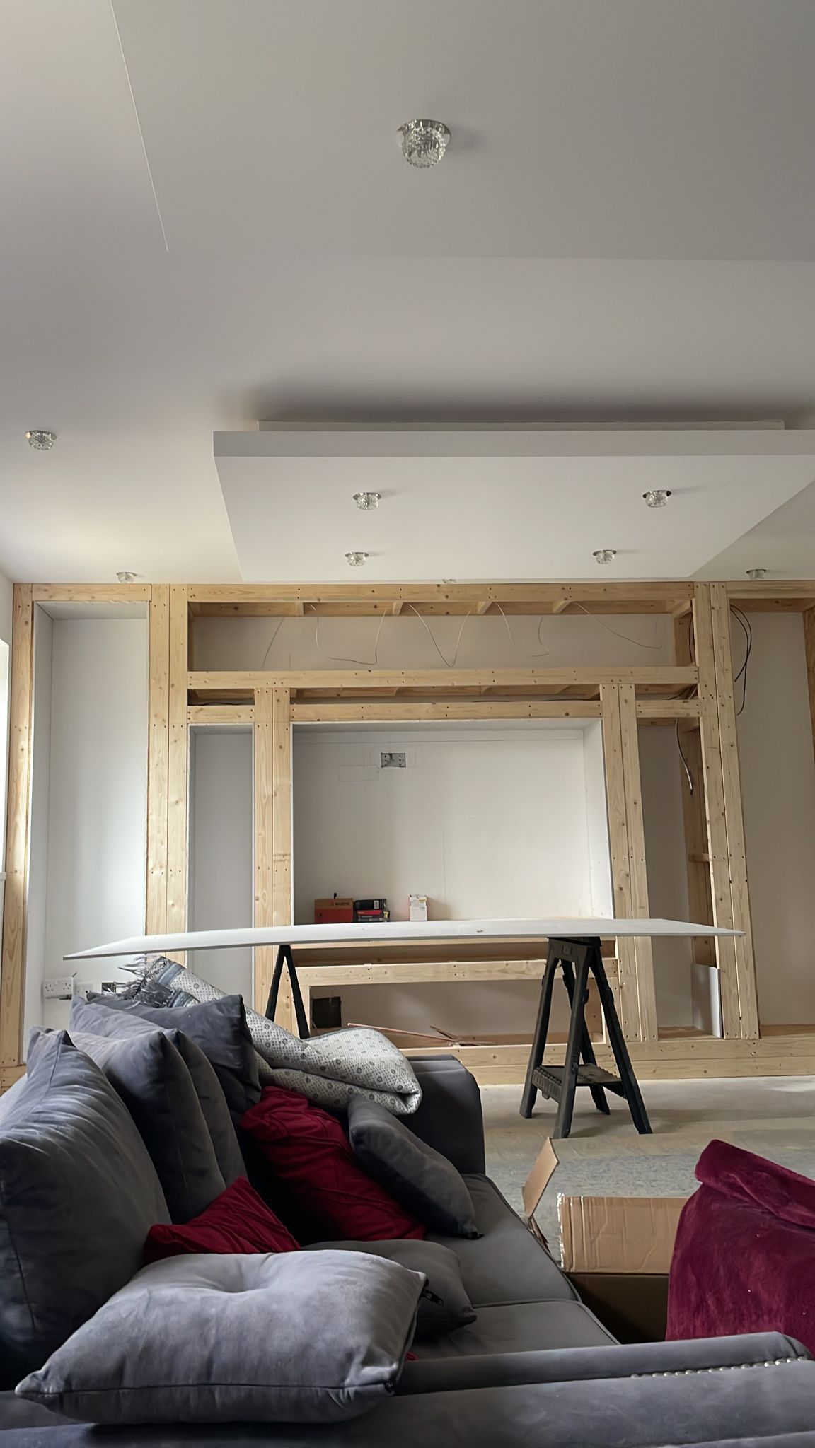 Chimney Breast Alcove Framing & Joinery